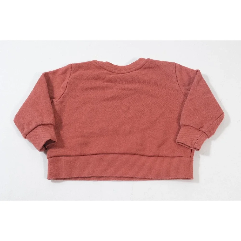 Disney Sweatshirt Kids 18M Rust Mickey‎ Mouse Crewneck Graphic Pullover